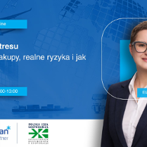 Grafika promocyjna szkolenia Import bez stresu: bezpieczne zakupy, realne ryzyka i jak ich uniknąć. Na zdjęciu prowadzący.