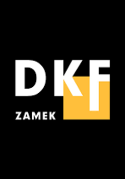 Logo z napisem "DKF Zamek".
