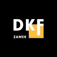 Logo z napisem "DKF Zamek".