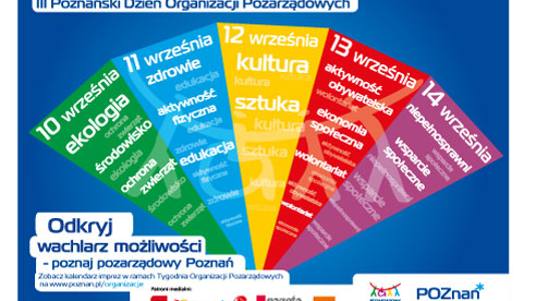 III Poznański Dzień Organizacji Pozarządowych - grafika artykułu