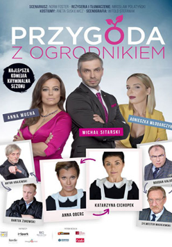 Plakat wydarzenia wraz ze zdjęciami aktorów