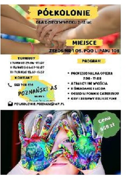 Na górze dłonie jedna na drugiej, na dole dziecko zakrywa pomalowanymi dłońmi twarz, na środku tekst.