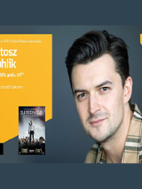 Plakat wydarzenia ze zdjęciem reżysera