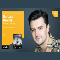 Plakat wydarzenia ze zdjęciem reżysera