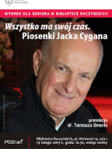 plakat z Jackiem Cyganem