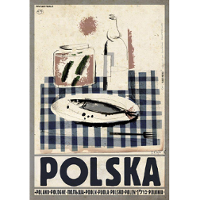 plakat z serii "Polska"