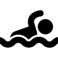 Ikonka pływanie