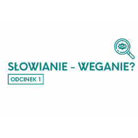 Słowianie- weganie?. Odcinek 1. Po prawej stronie nad napisem lupka a w jej środku symbol oka.