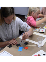 Dzieci w trakcie warsztatów