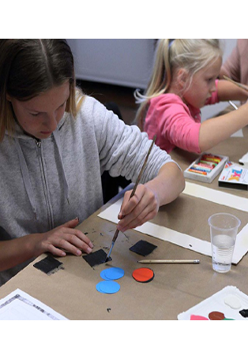 Dzieci w trakcie warsztatów