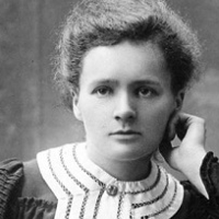 Na zdjęciu młoda Skłodowska-Curie.