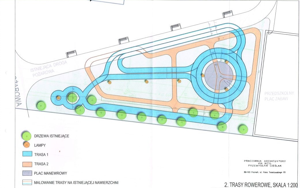 Plan miasteczka rowerowego - grafika artykułu