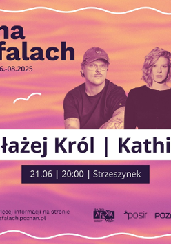 Baner promujący wydarzenie. Nazwa wydarzenia, data i zdjęcie Artystów.