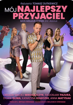 Baner z nazwą wydarzenia i datą. Zdjęcie osób artystycznych.