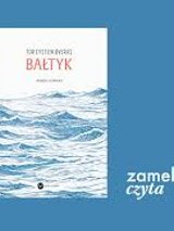 Na niebieskim tle okładka książki pt. "Bałtyk. Podróż literacka". Na okładce widać liczne niebieskie fale.