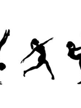 grafika - gimnastyczki