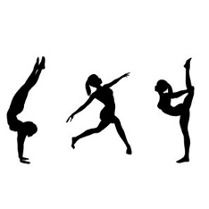 grafika - gimnastyczki