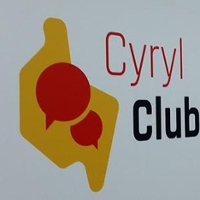 Logo Cyryl Clubu: żółty pozzel.