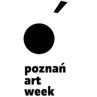 Biało Czarne logo Poznań Art Week.