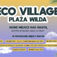 Logo Eco Village Plaża Wilda.