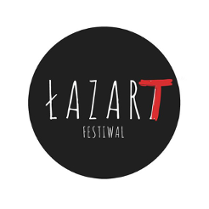 logo - nazwa na tle czarnego koła