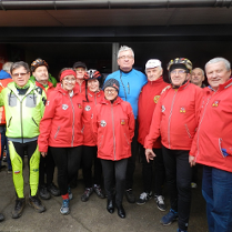 Noworoczne spotkanie rowerzystów