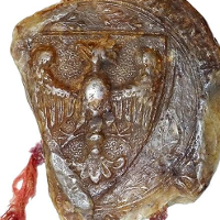 Pieczęć majestatowa króla Przemysła-rewers, Archiwum Diecezji Pelplińskiej