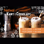 Plakat wydarzenia ze zdjęciem kway w wysokich szklankach