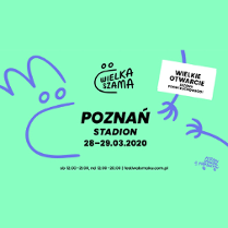 Czarne napisy na zielonym tle