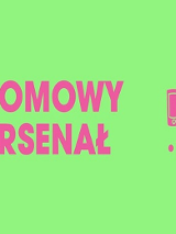 Napisy "Domowy Arsenal" na zielonym tle