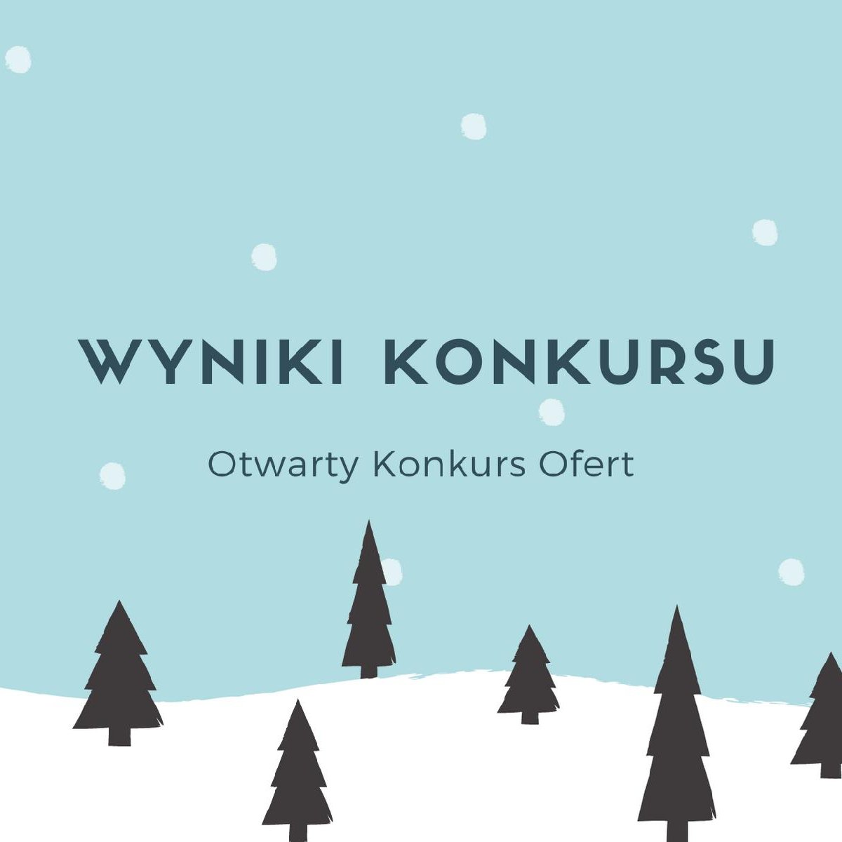 Rozstrzygnięcie Otwartego Konkursu Ofert 2020