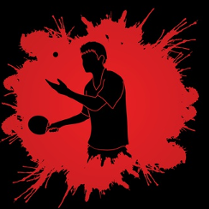tenis stołowy - grafika