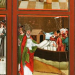 Warsztat Mistrza Ołtarza z Gościszowic, Legenda św. Mikołaja, kwatery penaptyku z Dzikowic, 1505