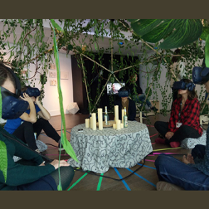 fot. Piotr Armianovski, Instalacja AYAHUASCA VR, IDFA, 2019