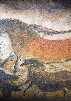 Na zdjęciu fragment grafiki z Lascaux.