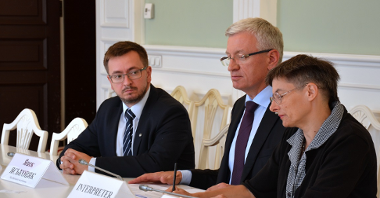 Wizyta prezydenta Jacka Jaśkowiaka w Kijowie