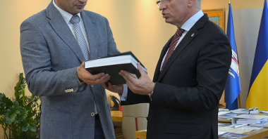 Spotkanie prezydenta Jacka Jaśkowiaka z merem Kijowa Witalijem Kliczką