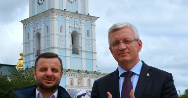 Wizyta prezydenta Jacka Jaśkowiaka w Kijowie