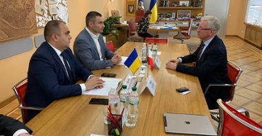 Prezydent Poznania spotkał się w Kijowie z merem tego miasta Witalijem Kliczko