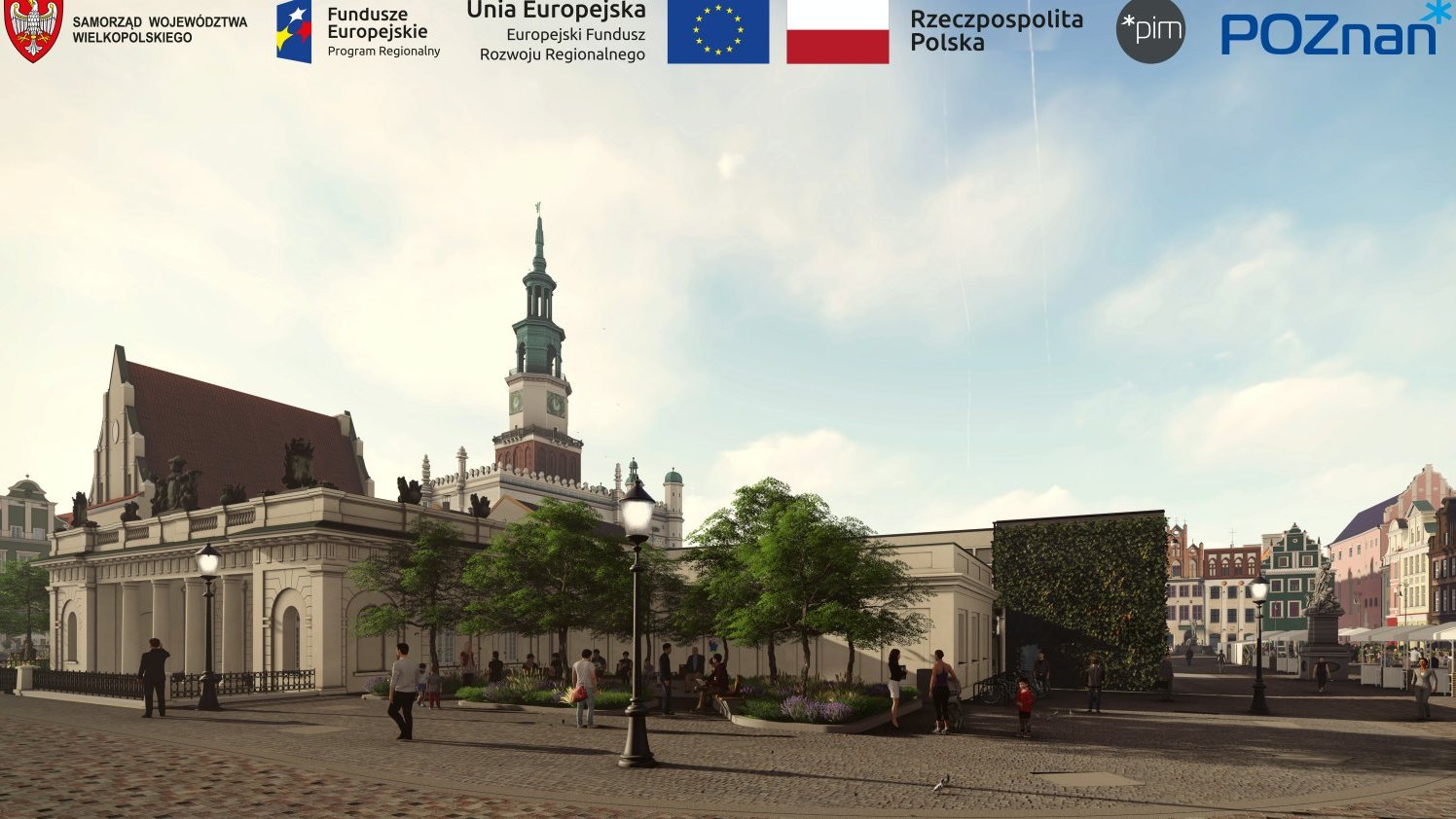 Wizualizacja płyty Starego Rynku po przebudowie