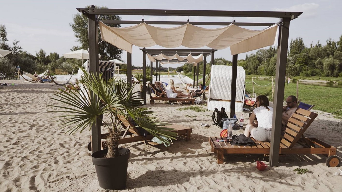 Plaża miejska Wilda zaprasza