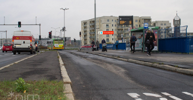 Ruch rowerowy będzie się odbywał na wiadukcie po pasach dla autobusów