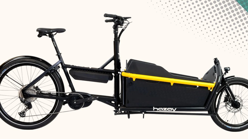 Rower cargo, który posiada przedłużoną i wzmocnioną ramę.