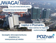 Kolejna edycja konkursu na najlepszą pracę doktorską i magisterską