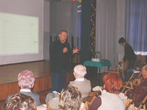 Moderator spotkania dr Krzysztof Podemski