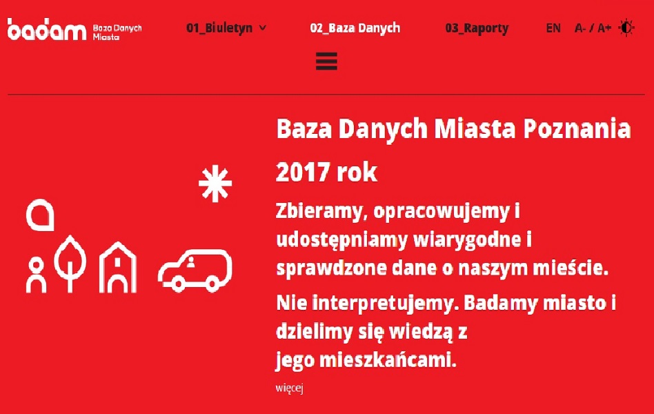 Baza Danych Miasta Poznania BaDaM - grafika artykułu