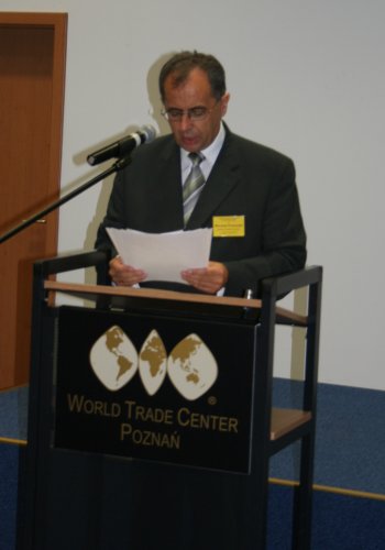 otwarcie konferencji, Zastępca Prezydenta Miasta Poznania - Mirosław Kruszyński