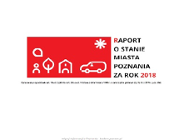 Raport o stanie miasta Poznania za rok 2018