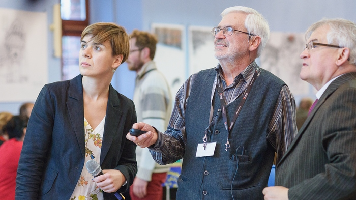 Monika Komorowska, dr Andreas Billert i Lech Podbrez (fot. B.Szwabowicz)