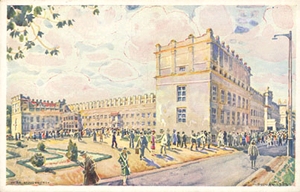 Pałac rządowy, obecnie Collegium Chemicum (mal. B. Kopczyński)